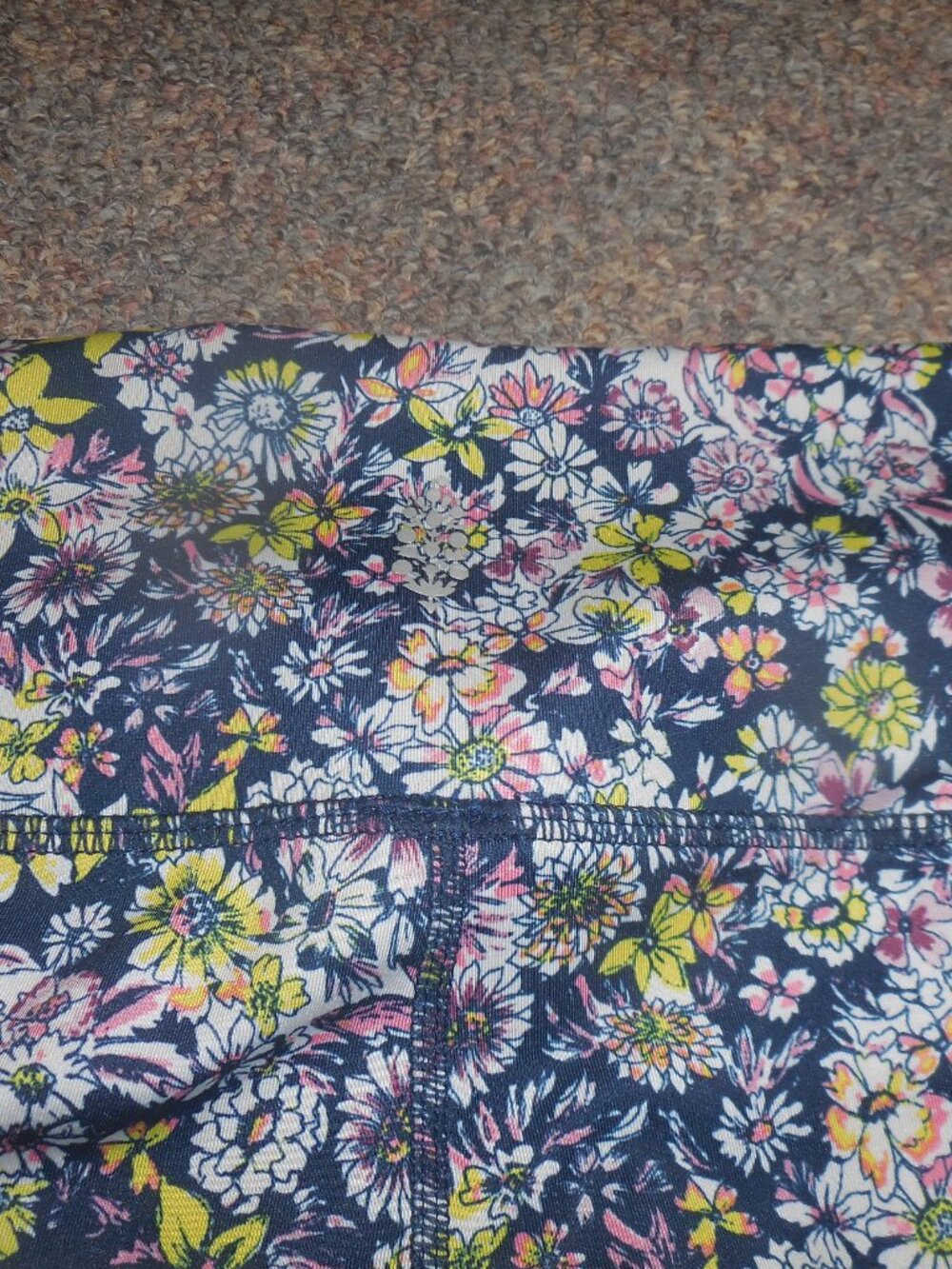 Free People Movement Floral Leggings M - Picture 3 of 3